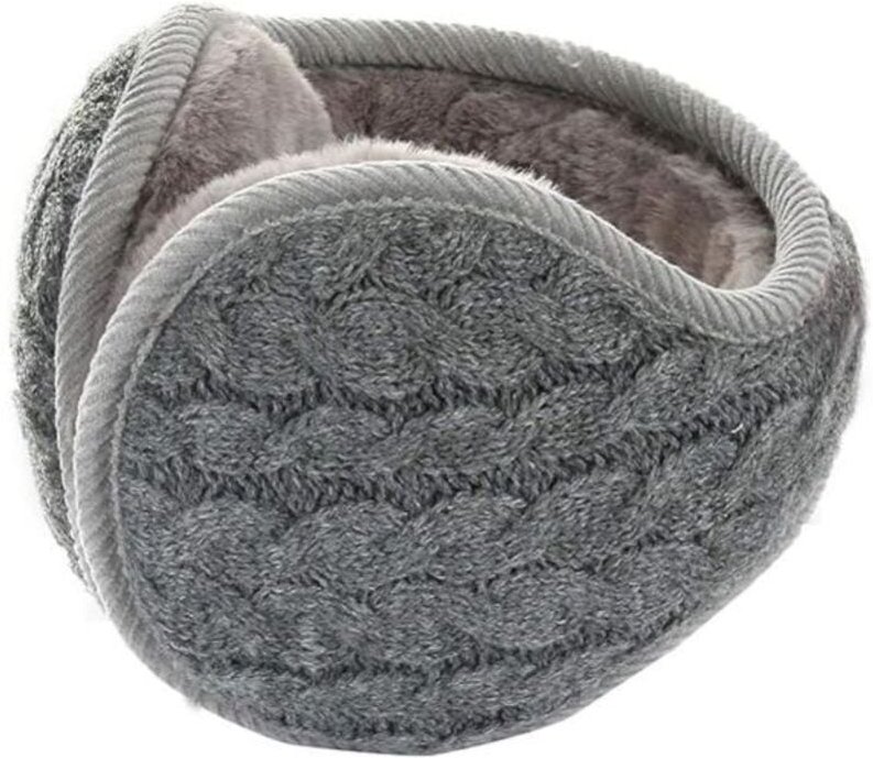 Unisex-Kopfhörer mit Geräuschunterdrückung – faltbare, warme Winter-Ohrenschützer aus Fleece, Gehörschutz Ymyny