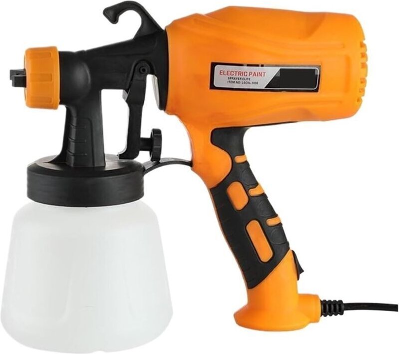 450-550W Akku-Farbspritzgerät, 900ml, hohe Leistung, für Auto und Haushalt, ideal für Zäune, Schränke, Wände und Möbel.