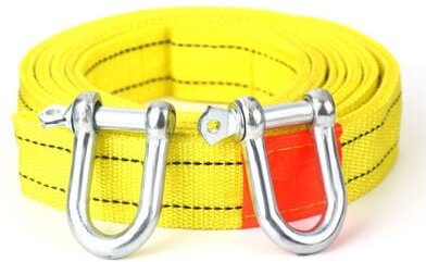 Tonchean - 5M 5T Elektrische Winde Auto Off-Road Abschleppseil mit U-förmigen Haken Abschleppgurt für Auto lkw Anhänger ...