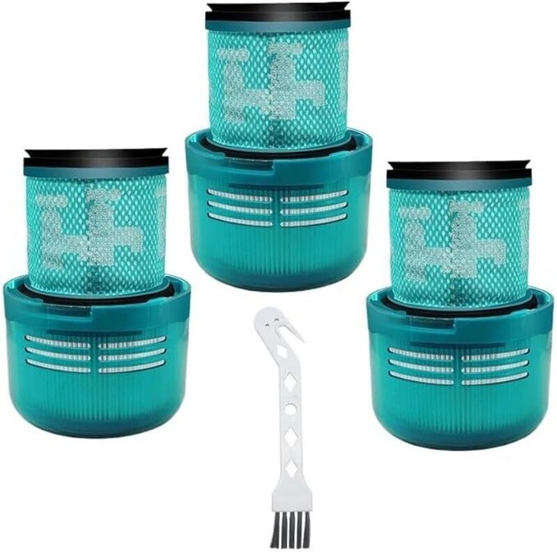 HEPA-Filter für Dyson V15, SV15, V11, Torque Drive, Animal und SV14 Akku-Staubsauger – 3 Stück, Grün