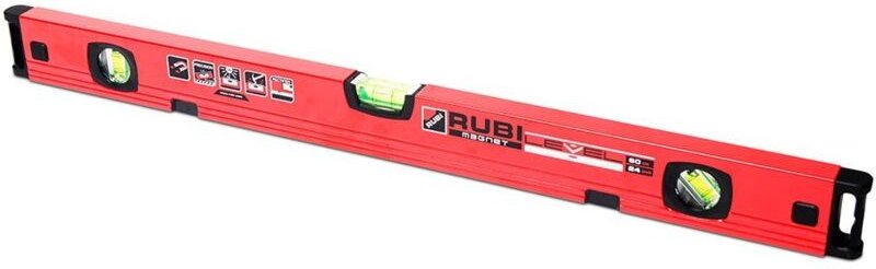 Rubi - level magnet Wasserwaagen 60cm aus geschliffenem Alu mit drei Blasen