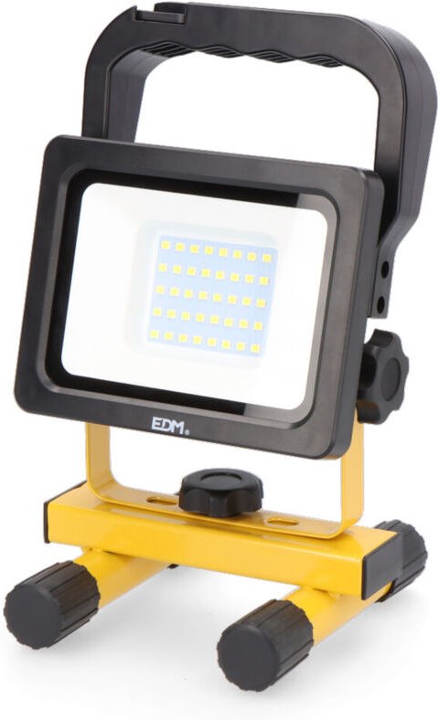 EDM - Wiederaufladbarer LED-Strahler 20W, 2 Modi, IP54, 4h Akkulaufzeit 36130
