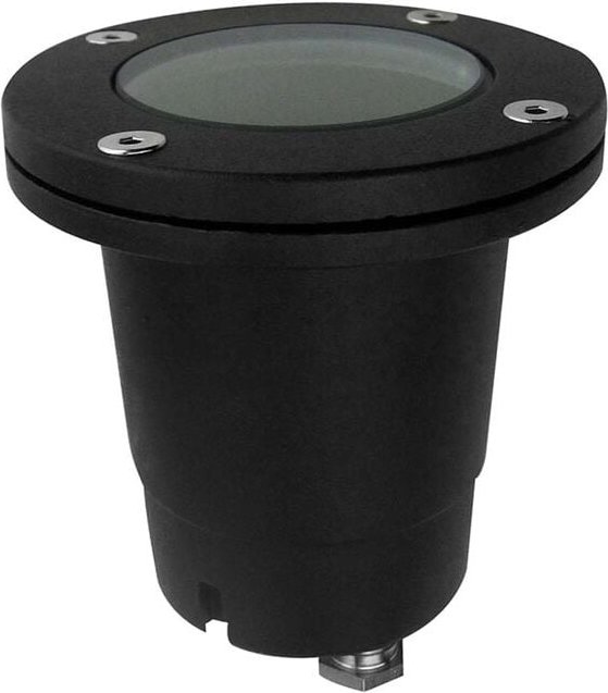 Tidian Bodeneinbauleuchte IP67 Ø98mm für GU10 Leuchtmittel (nicht enthalten). Bodeneinbauleuchte Terrasse oder Wegbeleuc...