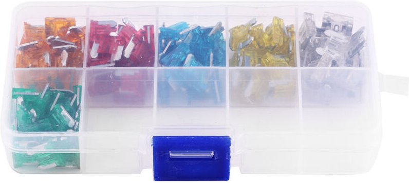 120-teiliges Kfz-Sortiment 5A-30A, für PKW, LKW, SUV, inklusive Set für Kfz-Wartung und -Reparaturen, Essential Set.