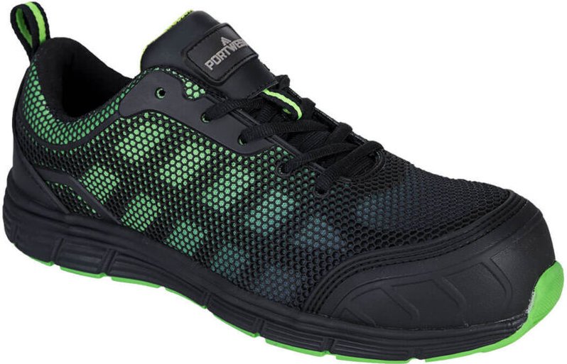 Sicherheitsschuhe niedrig Ogwen S1P Schwarz/Grün 39