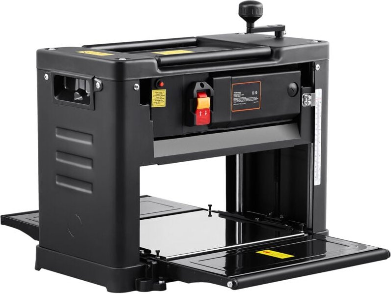 Mophorn - Dickenhobel, 13 Zoll Breite, Einzelgeschwindigkeit, Tischgerät, 15-Ampere-Motor (1800 w), zwei Sägeblätter, 12...