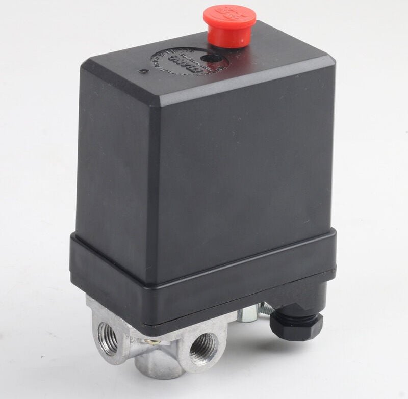 Vanne de commande de pressostat de compresseur d'air à 4 ports, 240V ac, 20A, 175 psi, 12 bar.-Fei Yu - ZVD