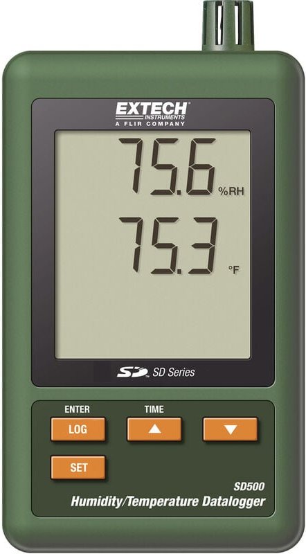 Multi-Datenlogger Extech SD500 Messgröße Temperatur, Luftfeuchtigkeit 0 bis 50 °c 10 bis 90 % rF
