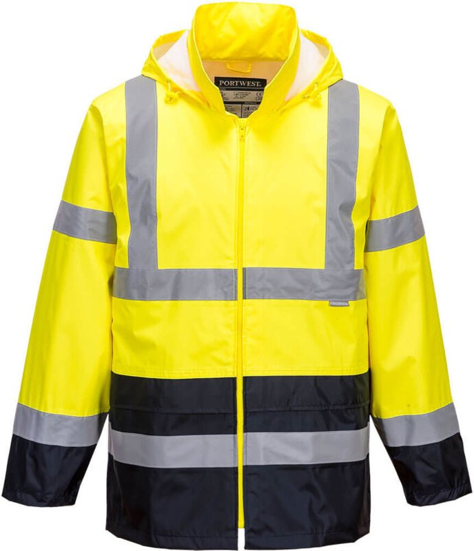 Portwest Warnschutz Regenjacke EN ISO 20471 gelb L