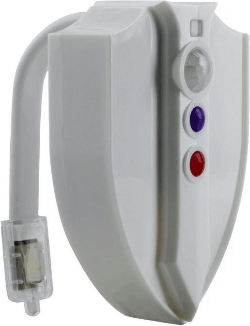 Toilettenlicht, 8 Farbwechsel-LED-Nachtlicht mit Bewegungssensor, Beleuchtung mit UV-Desinfektion für Oma, Familie und K...