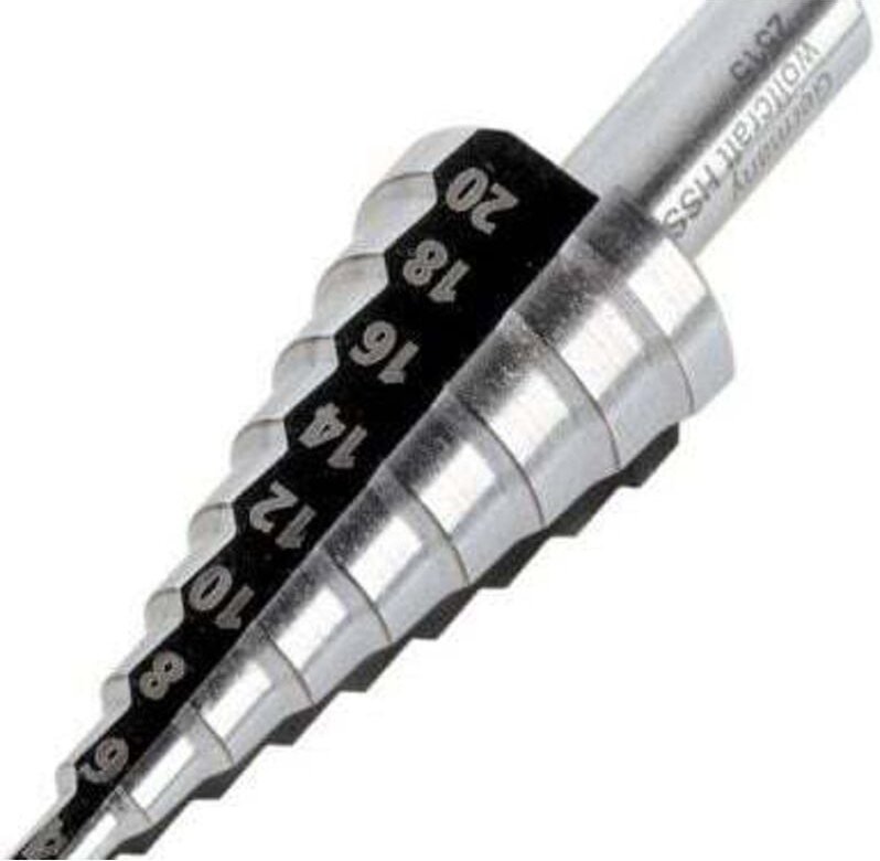 Wolfcraft - Stufenbohrer Rundschaft hss ø 8 - 30 mm Forstnerbohrer & Lochsägen