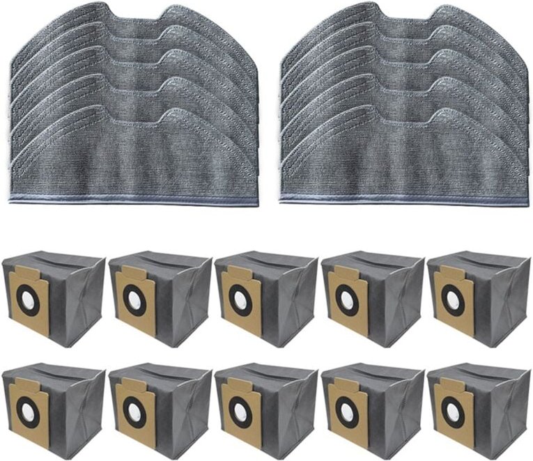 Kompatibel mit X8 Pro Omni Roboter-Staubsauger-Pads und Staubbeuteln