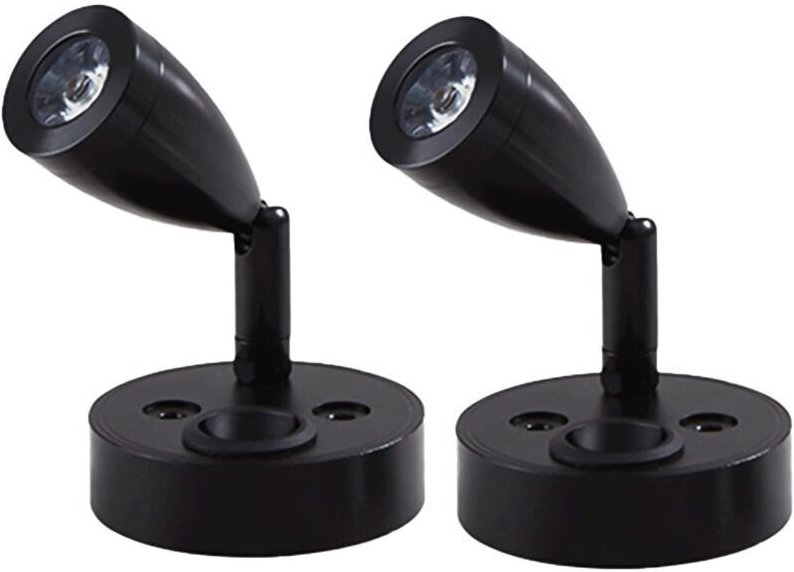 Set mit 2 12V LED-Leseleuchten – Verstellbarer Schalter – 6000K Beleuchtung – Einfache Installation für Wohnmobile und T...