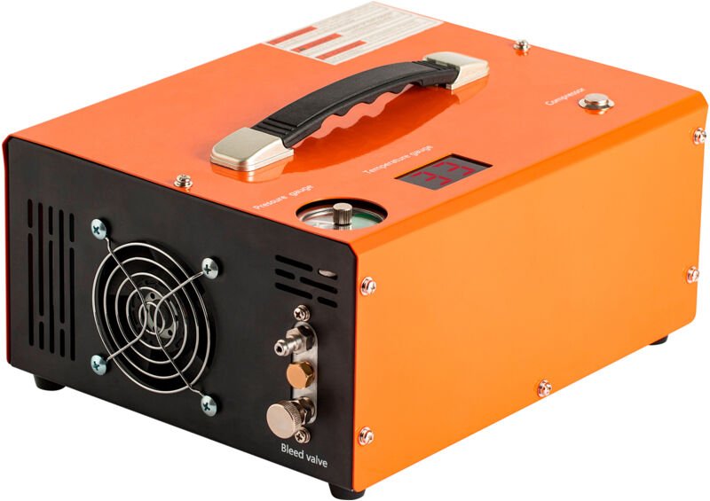 Mophorn PCP-Luftkompressor, 4500 PSI, tragbar, mit integriertem Konverter, Auto-Stopp DC12V/AC230V Öl- und wasserfrei fü...