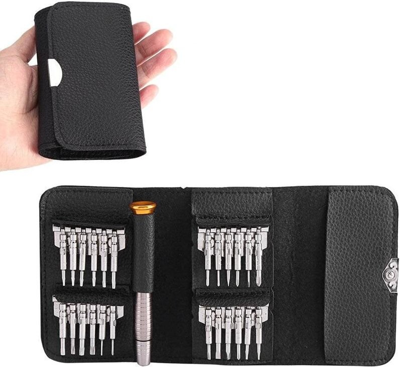 25-in-1 Schraubendreher-Set, Präzisionsschraubendreher-Set, Reparaturwerkzeug-Set, für PC, Brille, Handy, Laptop, Uhr (l...