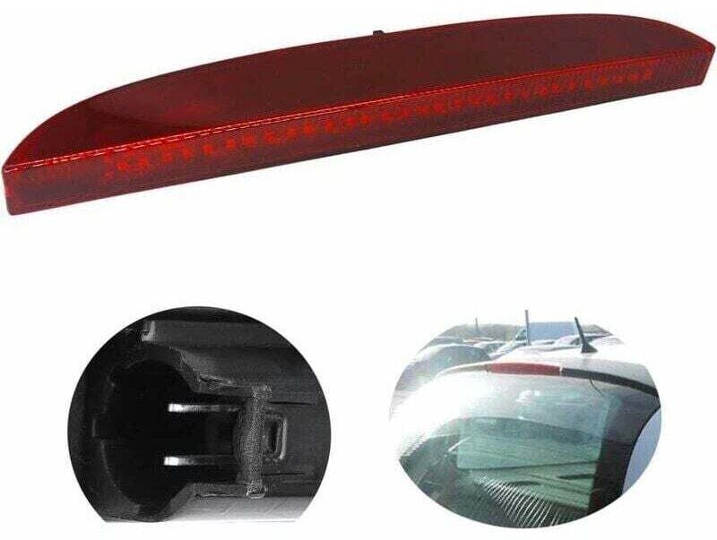 YMYNY Drittes Bremslicht für Clio 2, Hohes 3. Bremslicht hinten Renault Clio II 1998-2006 7700410753 (Rot)