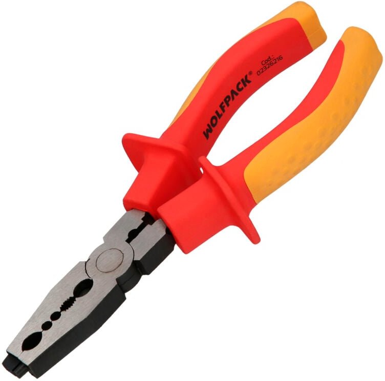 Wolfpack - Multifunktions-Abisolierzange 150 mm. Isolierte Griffe aus Chrom-Vanadium-Stahl