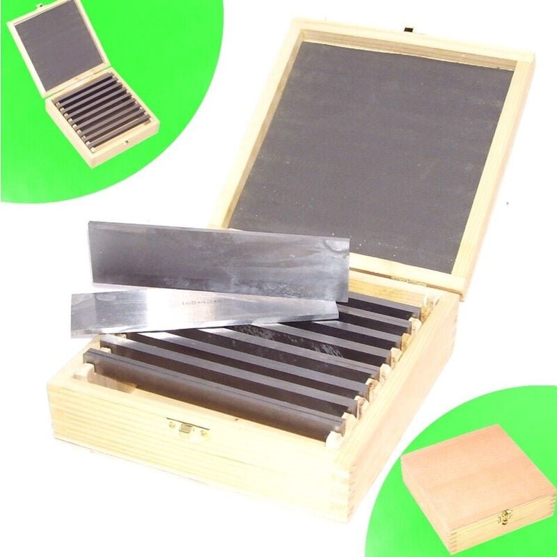 Parallelunterlage 100mm 9er Set Parallelunterlagen Fräsunterlagen 9 Paare 18 Stück