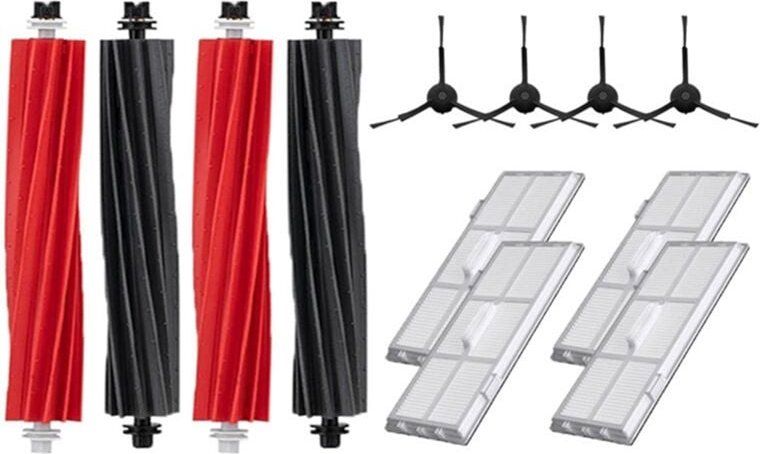 Für S8 Pro Roboter-Staubsauger Hauptseitenbürste Hepa-Filter