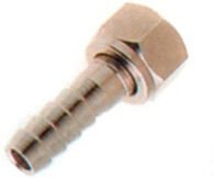 Schlauchtülle 8mm mit Innengewinde 1/4'' SAM OUTILLAGE - 19057