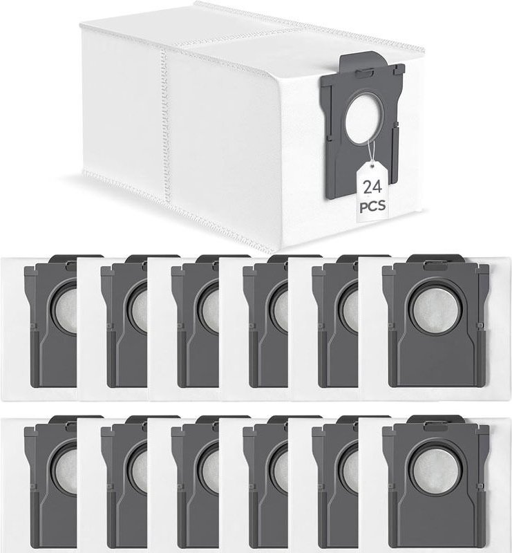 24 PCS Sac Aspirateur für Dreame L10s Ultra Gin 2 / L10s Pro Ultra Heat / X30 L40 Ultra / X40 X50 Ultra Compleinde, Mova...