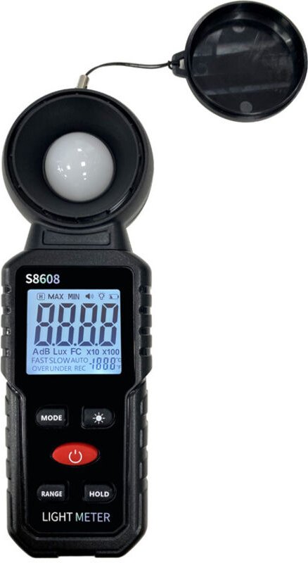 Digitales Luxmeter, 200000 Luxmeter, Luxmeter, Lichtintensitätsmessgerät für den Pflanzenanbau im Innen- und Außenbereic...