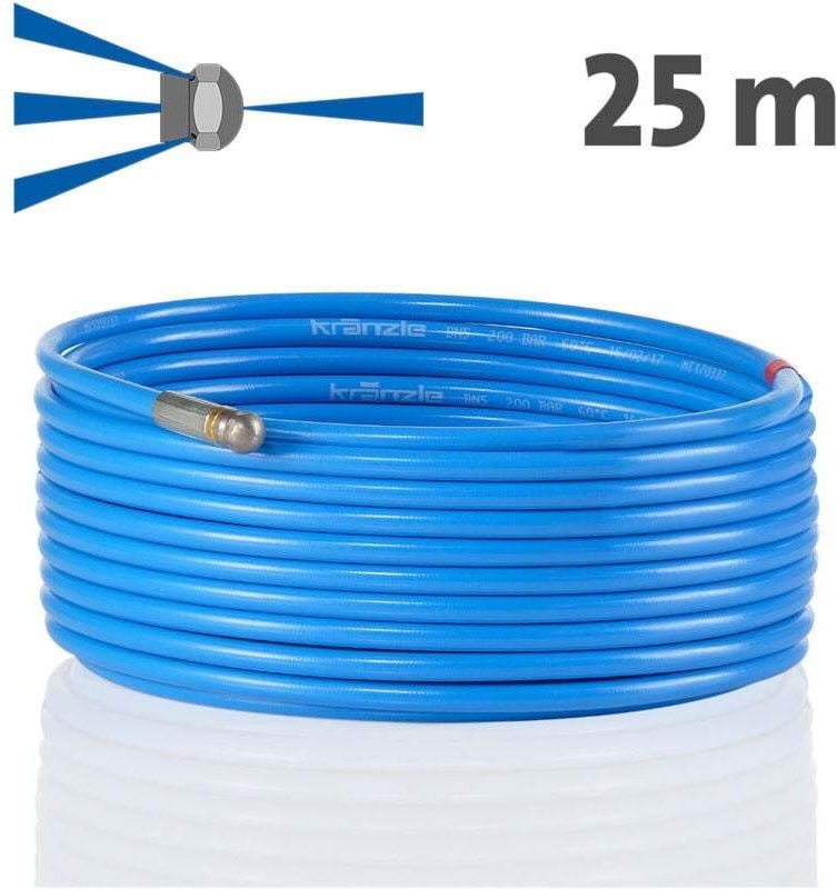 Thumbnail - Kränzle 25m Schlauchreinigungsschlauch, Stecksystem D12 mit Frontbohrung