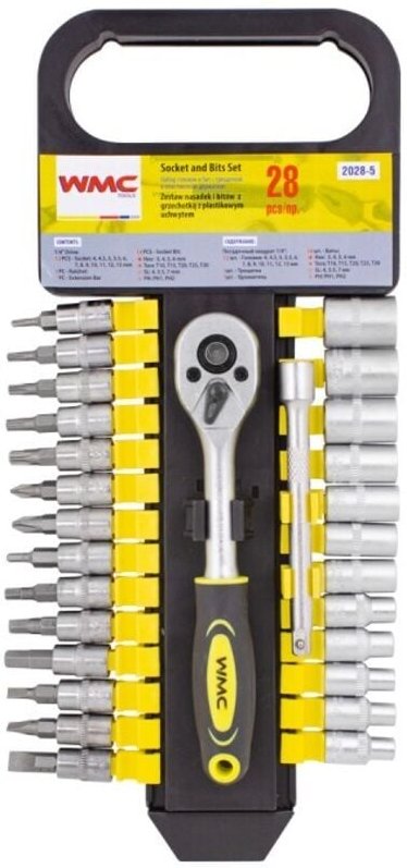 Werkzeugsatz 1/4 Bits Stecknüsse 28-tlg