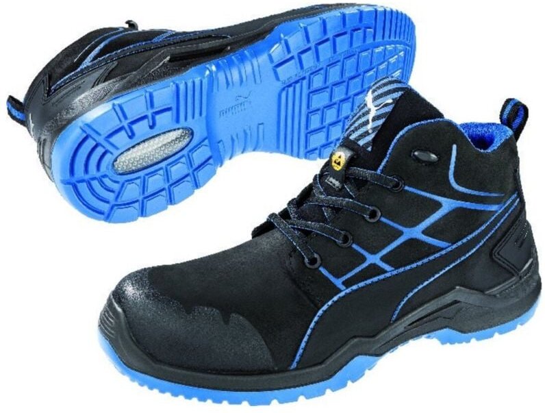 Puma - Stiefel 634200, esd, S3, Gr.44, schwarz/blau