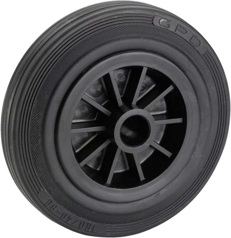 Dörner & Helmer Transportgeräterollen Rad 80 x 30 mm Traglast 40 kg Ersatzräder