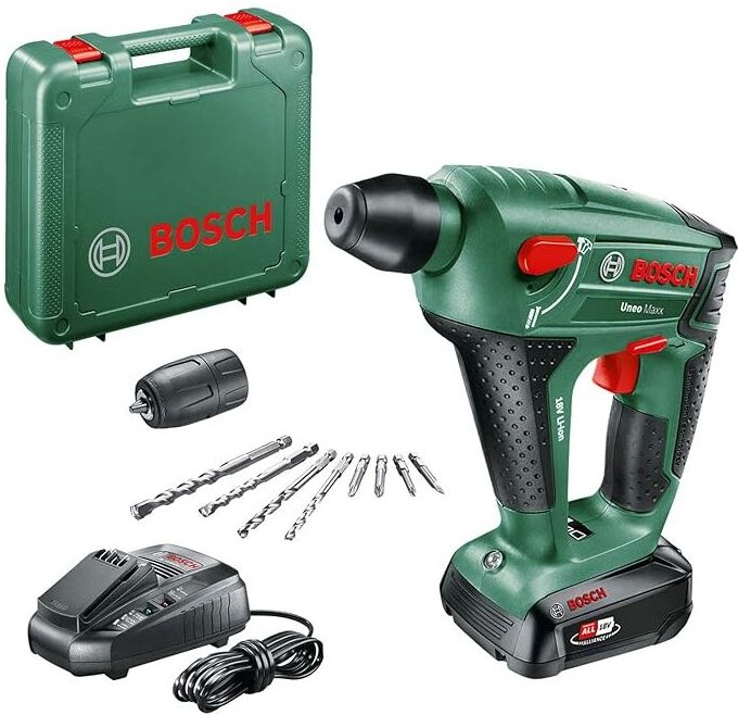 Werkzeug - Akku-Bohrhammer 18V, 1x 2,5 Ah Akku, Ladegerät 060395230F - Bosch
