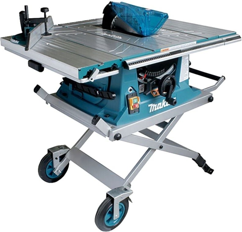 Makita - Tischkreissäge inkl. Untergestell MLT100NX1, 1500 w, incl. 1x Sägeblatt, Zubehör, Karton