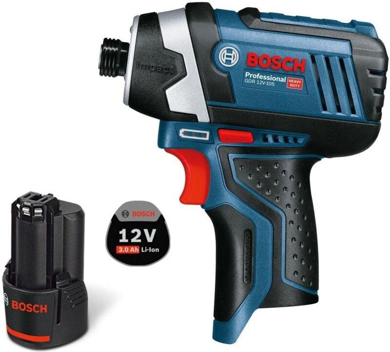 Akku-Drehschlagschrauber gdr 12V-105 / 1x 3,0 Ah Akku - Bosch