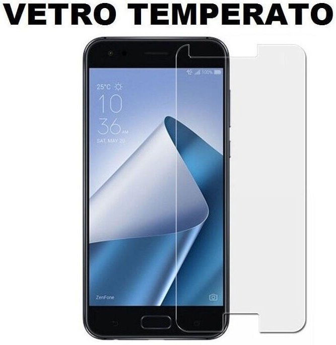 Trade Shop Traesio - Trade Shop - universal lcd schutzfolie aus gehärtetem glas 5,3 zoll 14,1 x 7 cm -