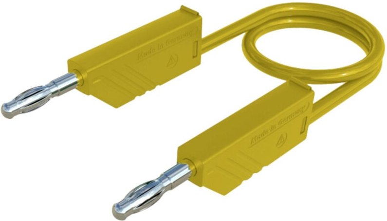 Co mln sil 150/1 Messleitung Lamellenstecker 4 mm Lamellenstecker 4 mm 1.50 m Gelb 1 - Sks Hirschmann