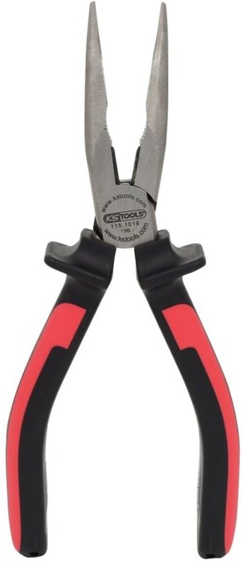 Ks Tools ergotorque Flachrundzange, gebogen, 210mm - 115.1019