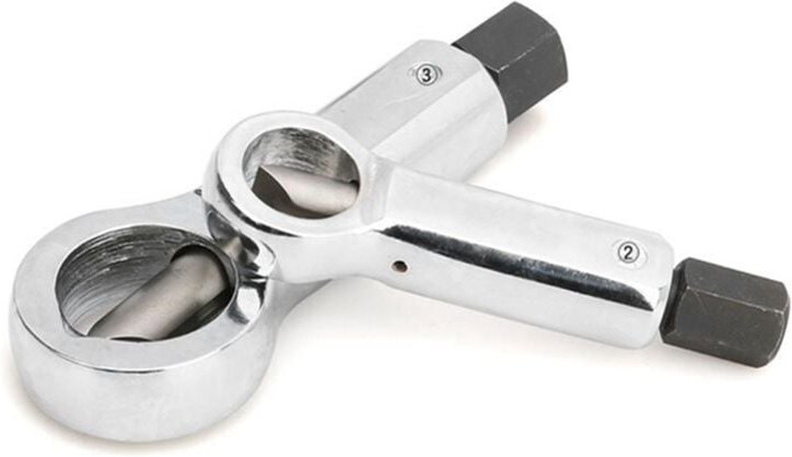 2-teiliger Schraubenschlüsselsatz Mutternbrecher Gleitzahn Spalttrenner