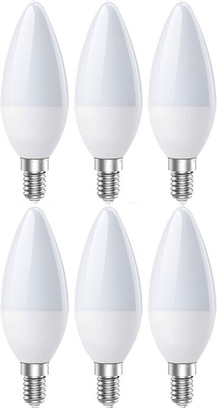 Thumbnail - Csparkv - E14 LED-Leuchtmittel, E14 LED-Kerzenlampe, Kaltweiß 6500 k, 5 w, 600 Lumen, entspricht 60 w Halogenlampen, 200...