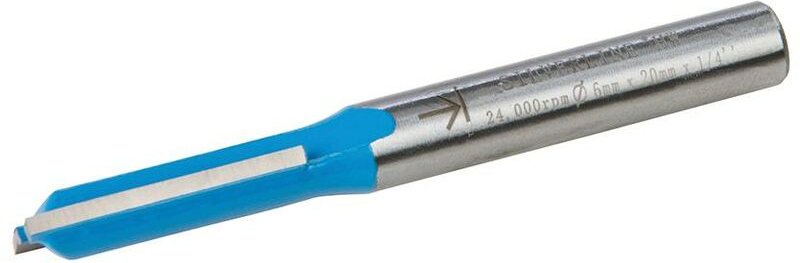 Nutfräser, metrisch, 1/4 Zoll 6 x 20 mm