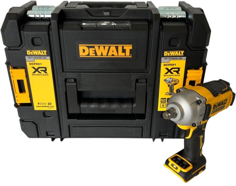 Dewalt - Akku-Schlagschrauber DCF891NT, 1/2',18V ohne Akku und Ladegerät in tstak