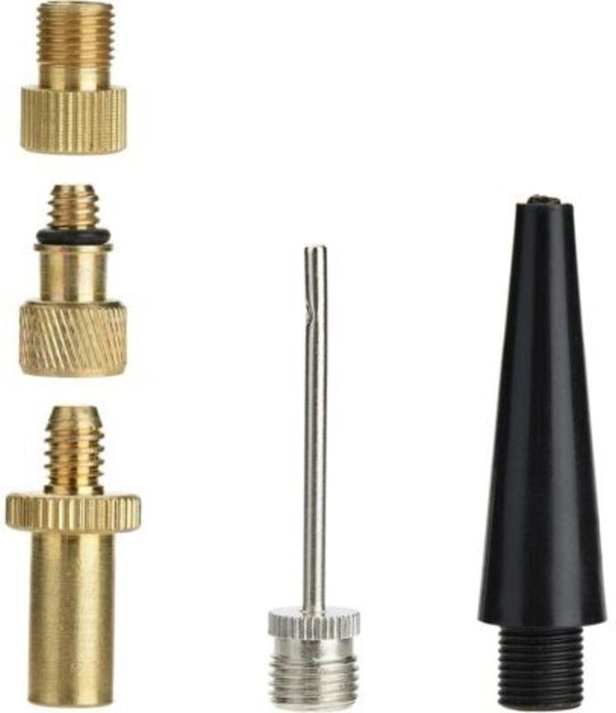 5 Stück Fahrrad Pumpe Ventil Adapter Stecker, Ventile Adapter Fahrradventil zum Autoventil SV AV DV Bälle Ballon Nadel