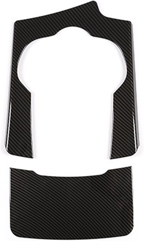 Interior Center Console Getriebe Shift Panel Abdeckung Trim für Stelvio 2017-2019 Carbon Fiber ABS