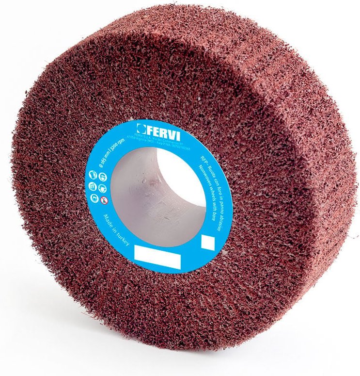 Rad mit Loch im Schleifgewebe 165 x 50 x 65 mm fein Fervi rfp165/50f