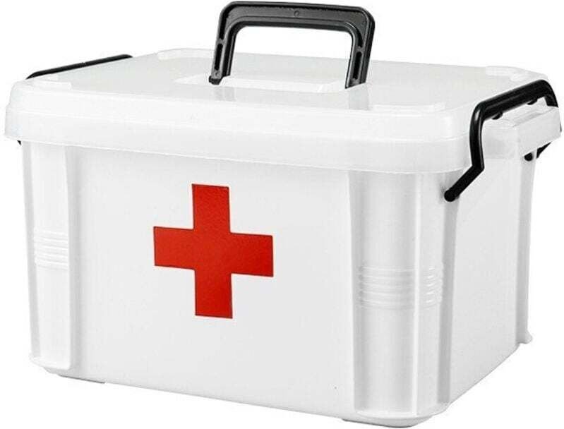 Großer Medizinschrank – Aufbewahrungsbox – Organizer – Mehrstufiger Medizinschrank – Erste-Hilfe-Set
