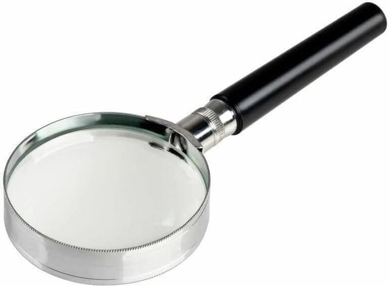 CSPARKV 5-fache Leselupe, Ø 60 mm Handlupe zum Lesen für Kinder und ältere Menschen