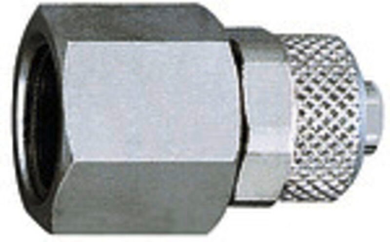 Gerade Aufschraubverschraubung, g 1/4 i., für Schlauch 10/8 - Riegler