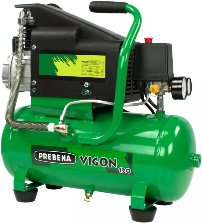 Druckluft-Kompressor Vigon 120 12 l 8 bar - Prebena