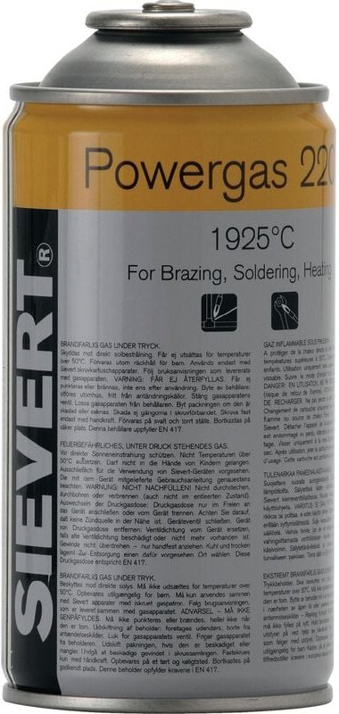 Schraubkartusche Powergas 2203 175g 300 ml 1925GradC SIEVERT