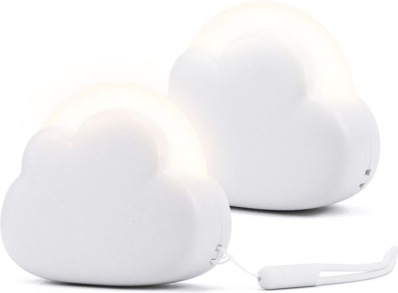 Nachtlicht – Schlaflampe – Tragbare Nachttischlampe – LED-Lampe – 1200-mAh-Akku – 2 Beleuchtungsmodi – UV-frei – Schnell...