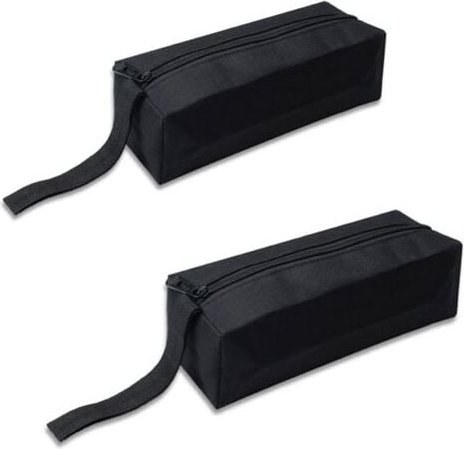 Thumbnail - 2er-Pack kleine Werkzeugtaschen, 25 x 8,5 x 7 cm, 600D Polyester, multifunktionale tragbare Aufbewahrungstasche mit Aufh...
